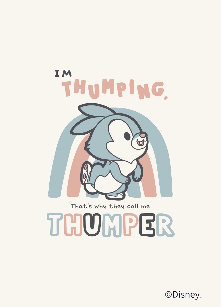 BABY迪士尼毛圈拉克蘭寬鬆包屁衣-桑普兔