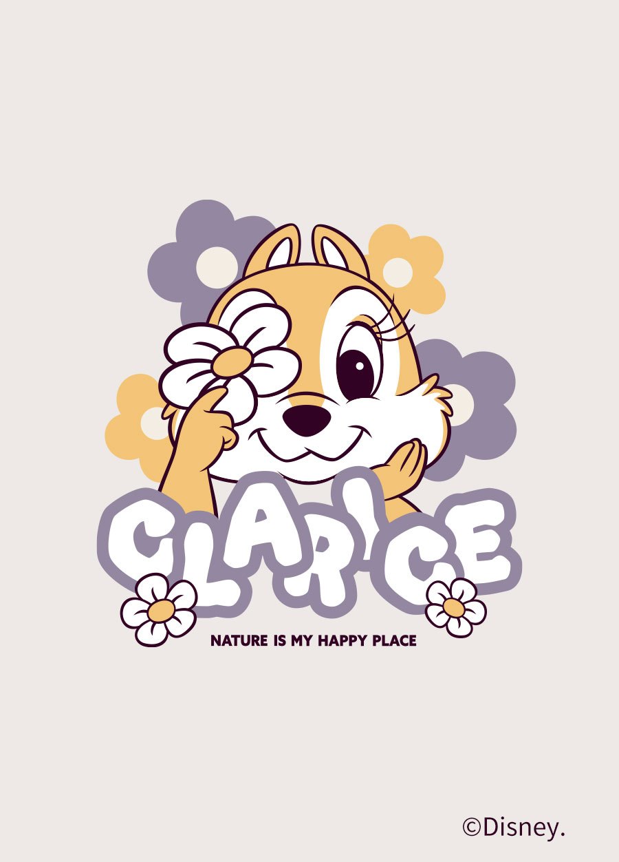 BABY迪士尼毛圈拉克蘭寬鬆包屁衣-奇奇蒂蒂