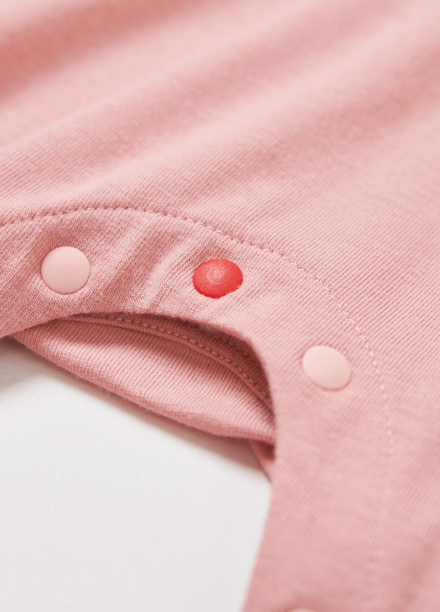 BABY迪士尼蓄熱保溫長袖連身衣-瑪麗貓