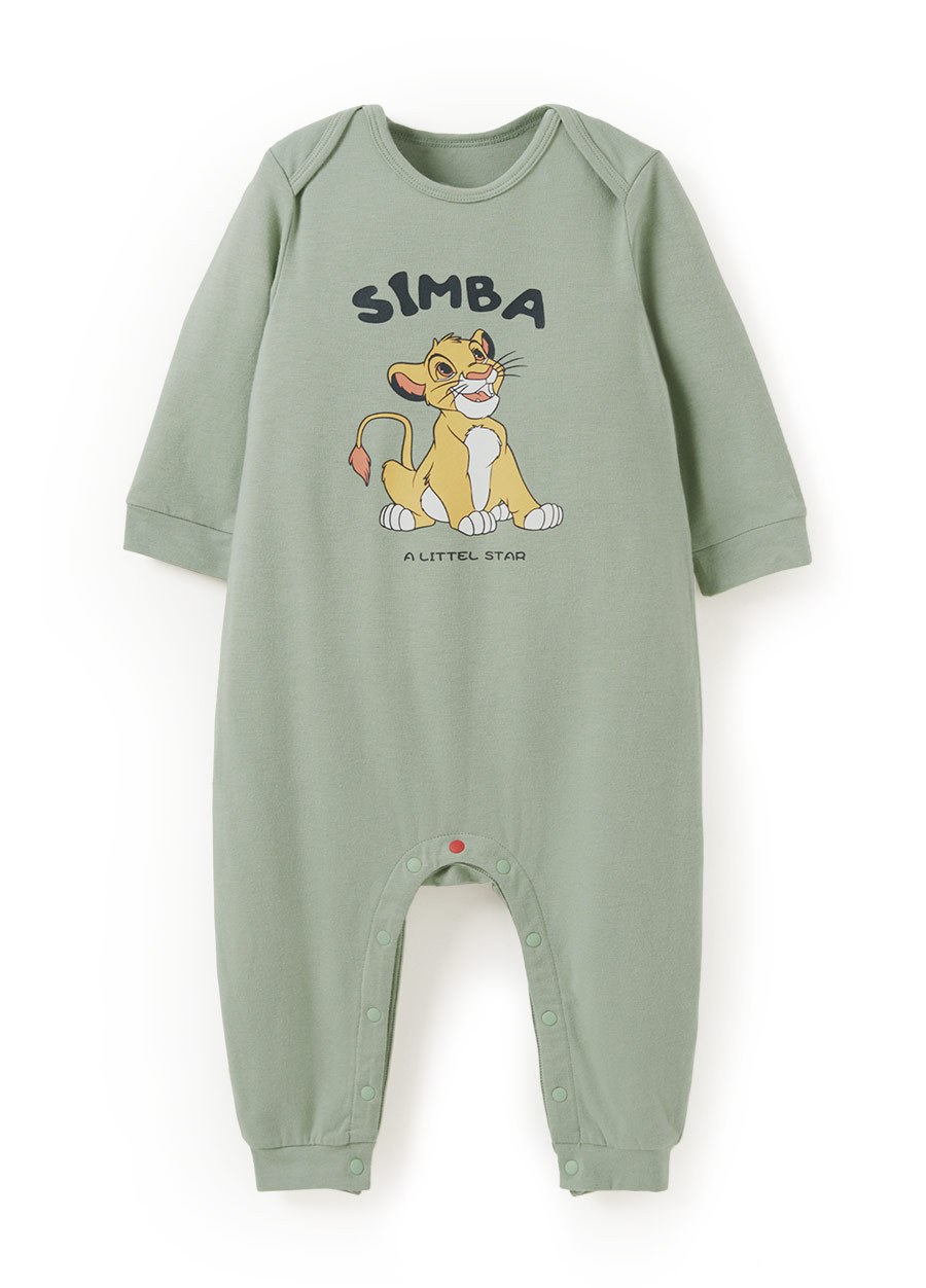 BABY迪士尼蓄熱保溫長袖連身衣-獅子王