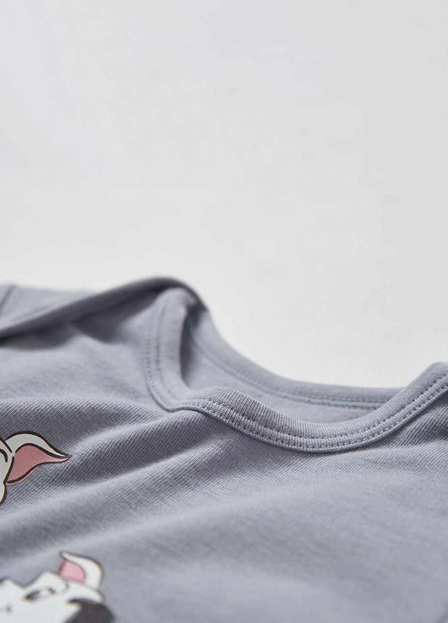 BABY迪士尼蓄熱保溫長袖包屁衣-101忠狗