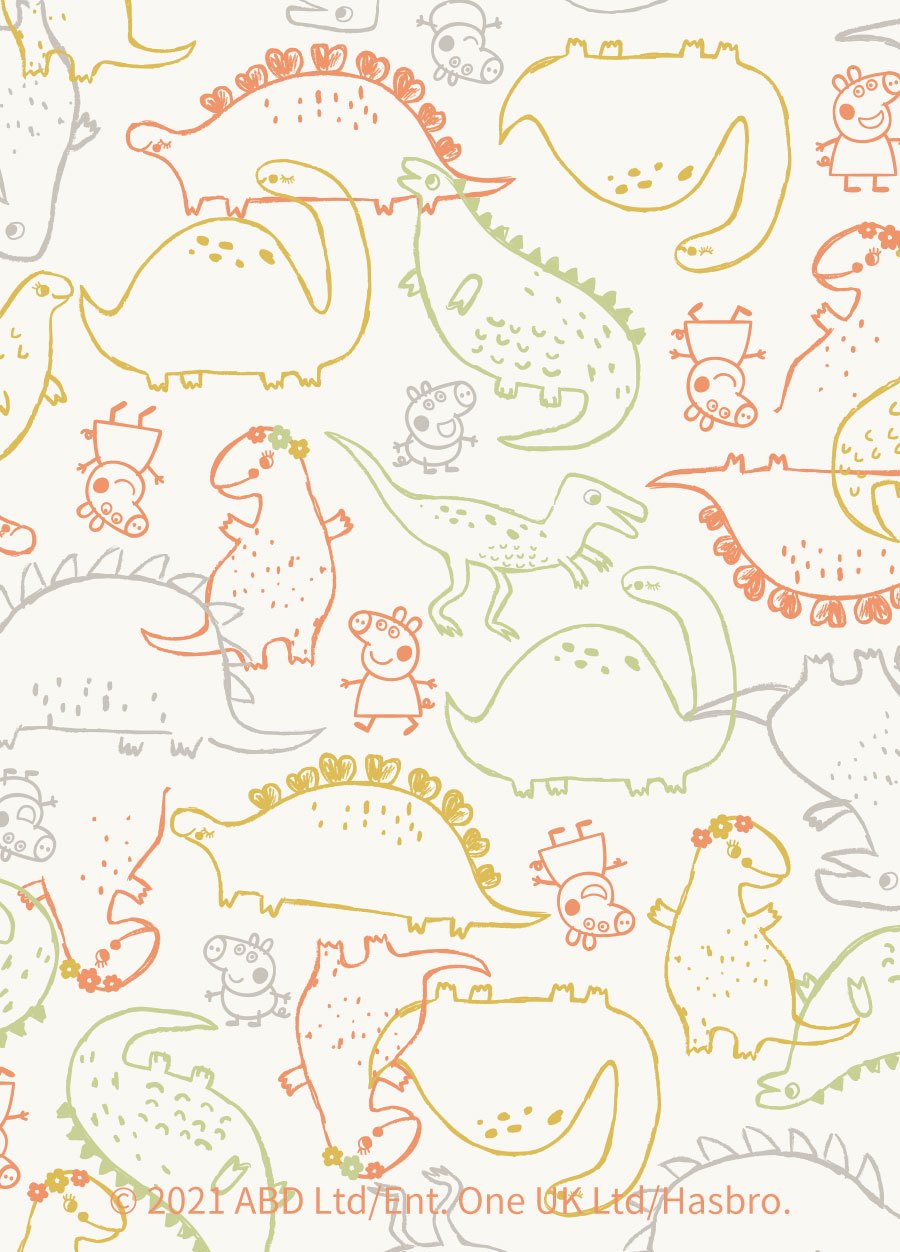 抗菌防踢被(秋冬款0-24M)拉鍊款-恐龍佩佩豬