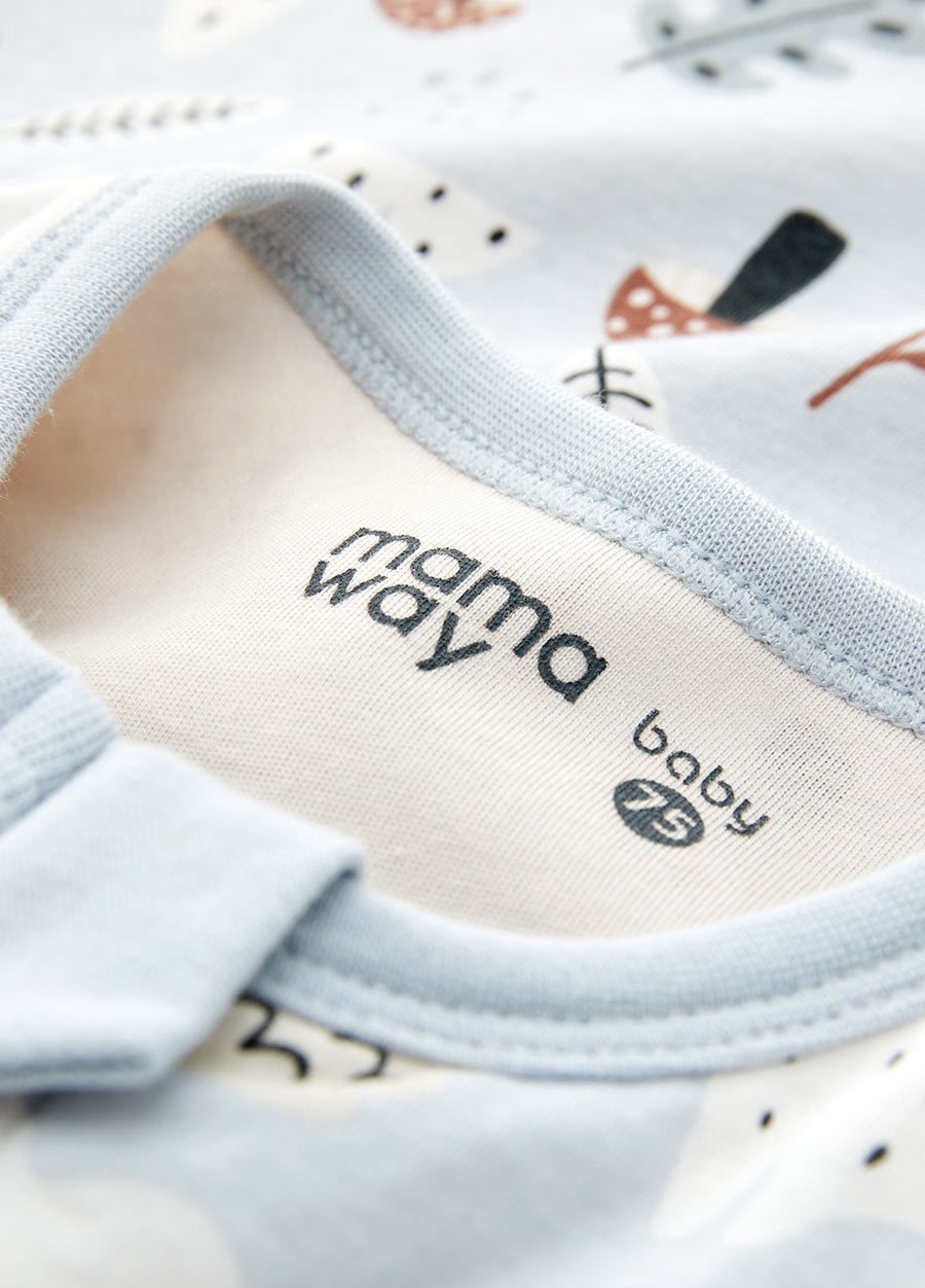 抗菌防踢被(薄款0-24M)拉鍊款-森林家族