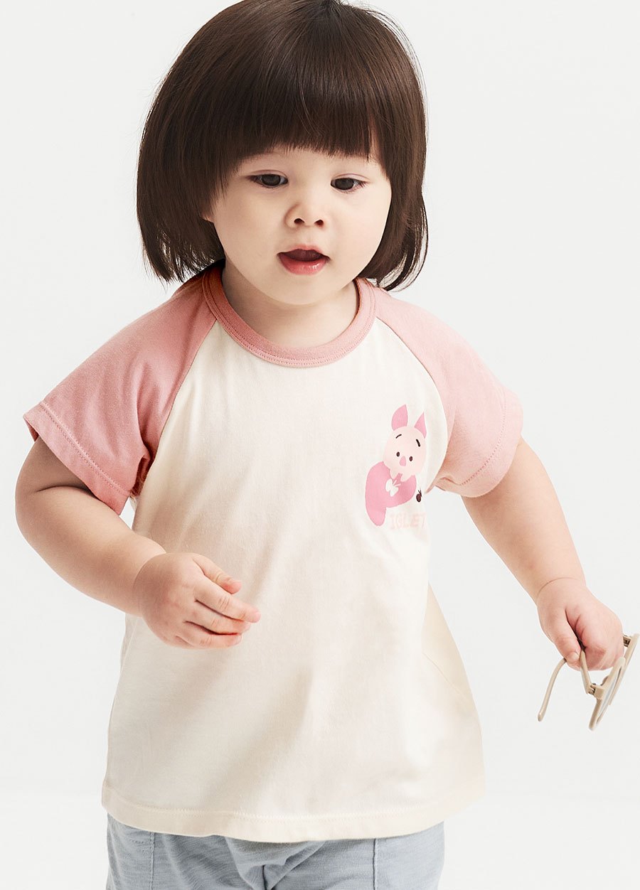 BABY 迪士尼棉質拉克蘭印花T恤