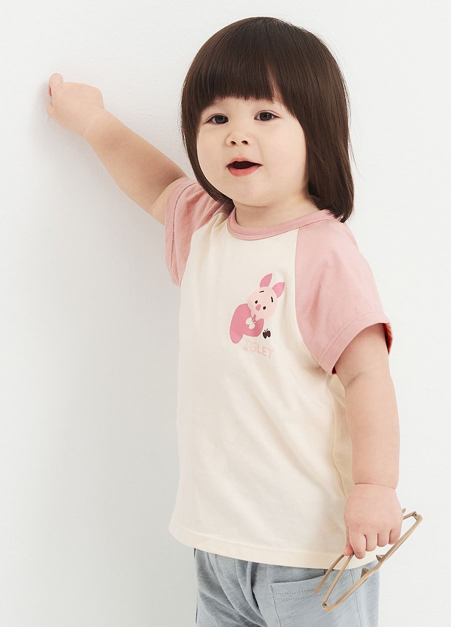 BABY 迪士尼棉質拉克蘭印花T恤