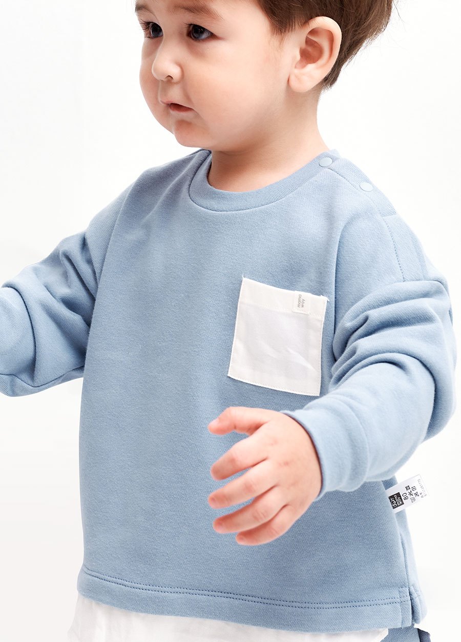 BABY假兩件寬鬆上衣