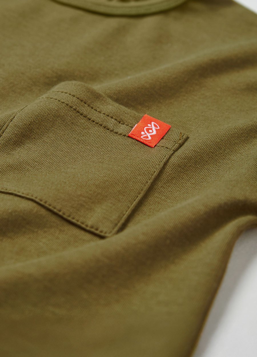 BABY假兩件長袖T恤