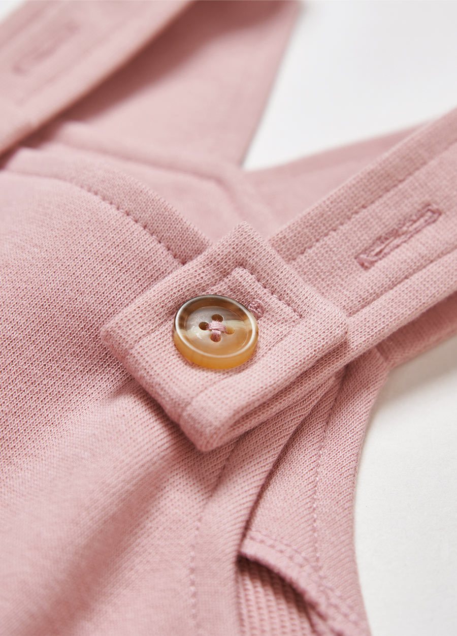 BABY棉質連身吊帶褲