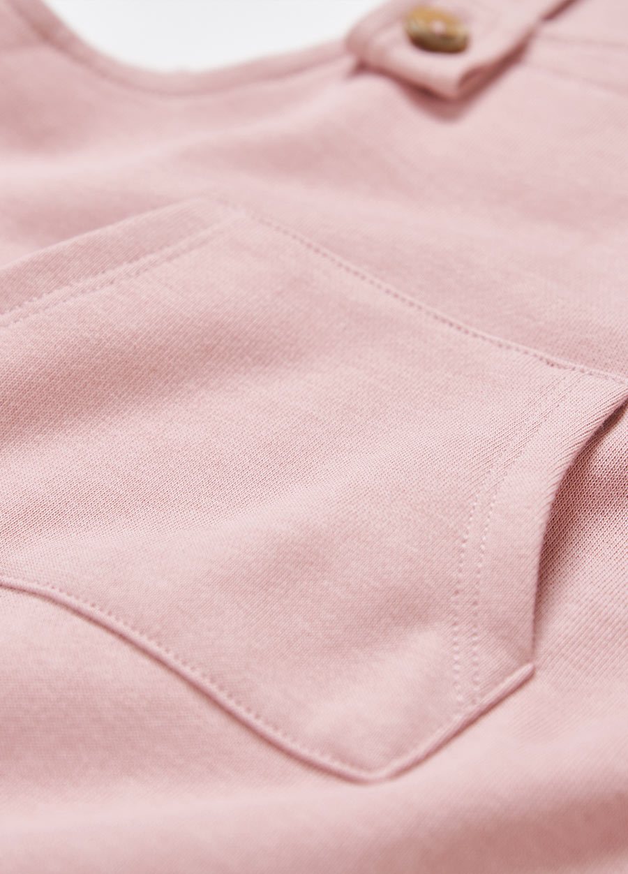 BABY棉質連身吊帶褲