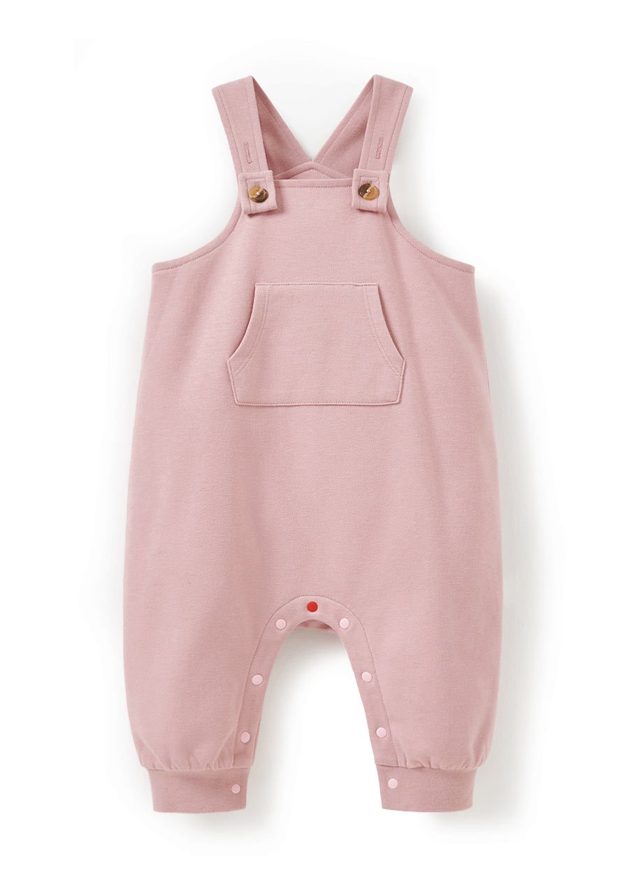 BABY棉質連身吊帶褲