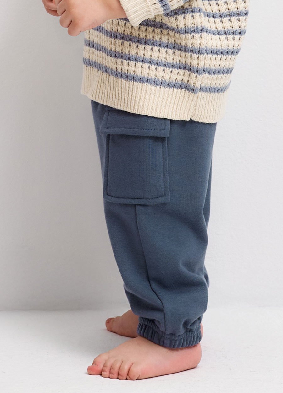 BABY棉質工作束口褲