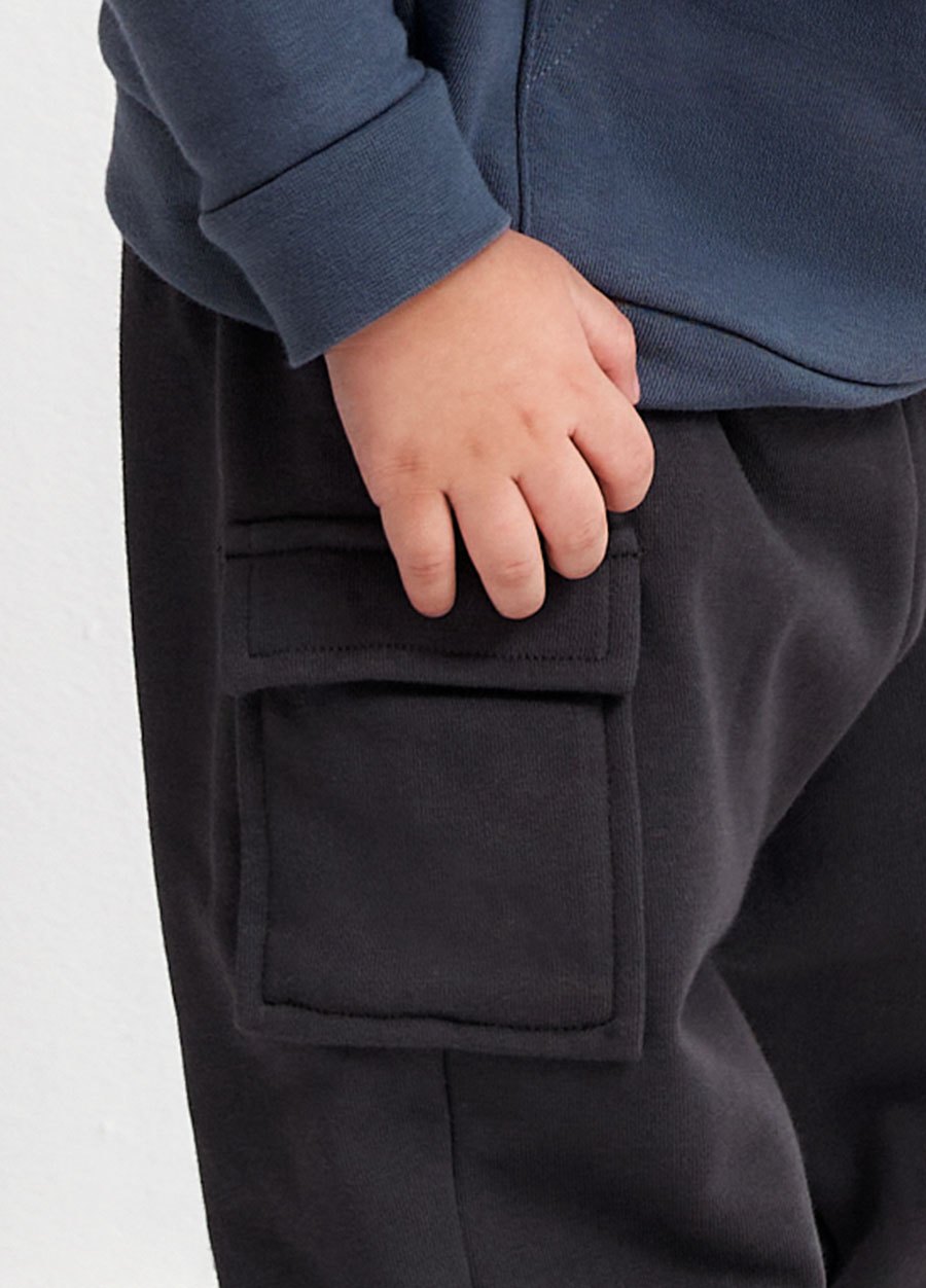 BABY棉質工作束口褲