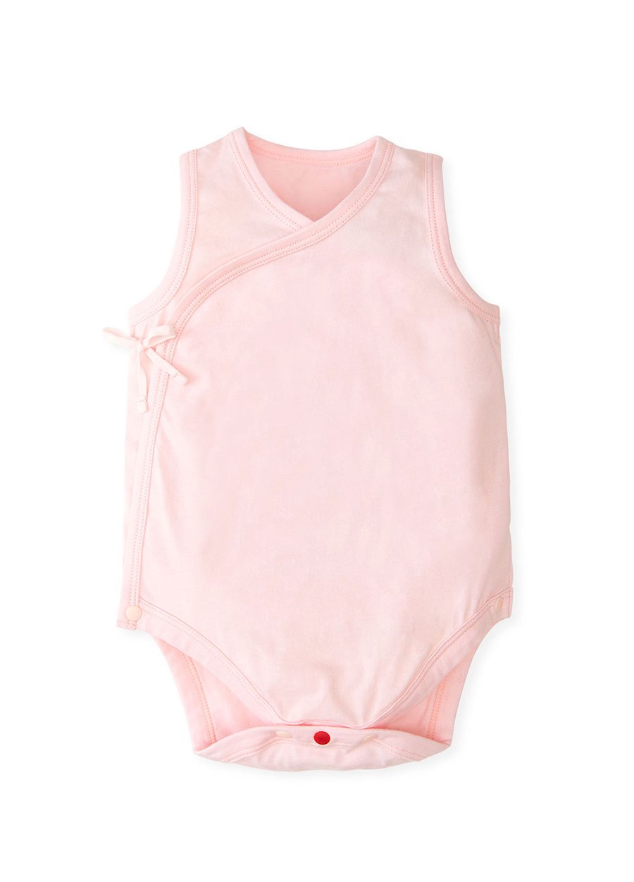 BABY Q彈棉質無袖包屁衣(2入)-彩虹