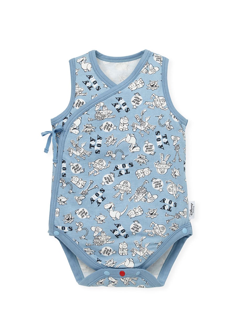 BABY Q彈棉質無袖包屁衣(2入)-玩具總動員