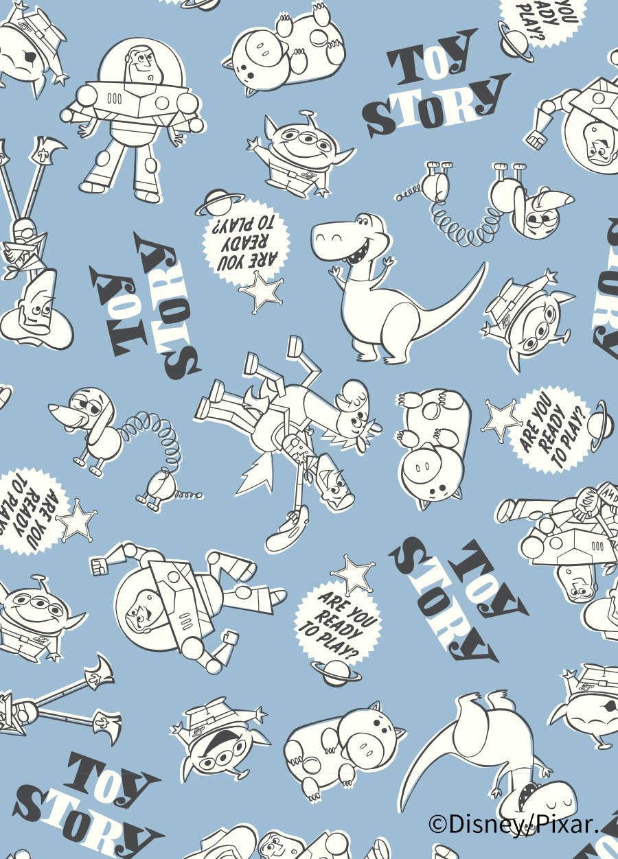 BABY Q彈棉質長袖包屁衣(2入)-玩具總動員