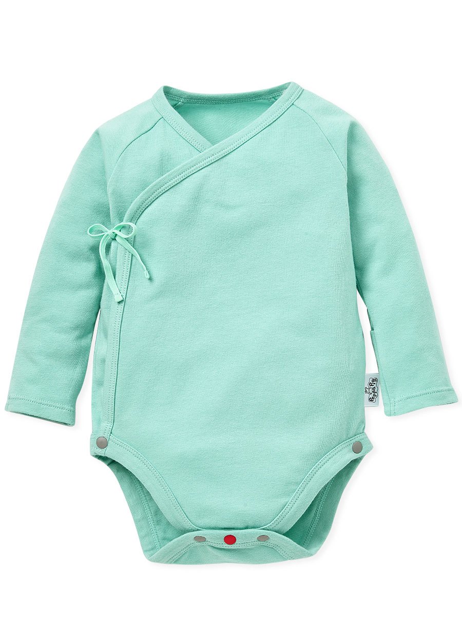 BABY Q彈棉質長袖包屁衣(2入)-線稿佩佩豬