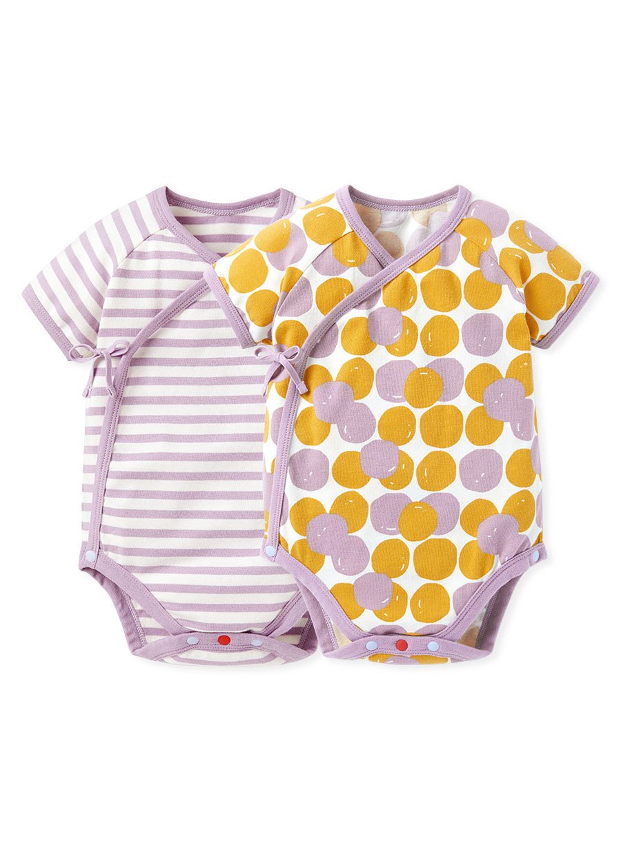 BABY Q彈棉質包屁衣(2入)-芋圓
