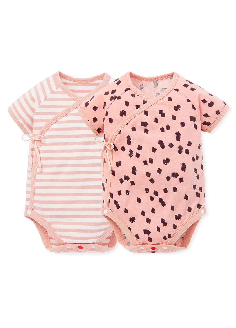 BABY Q彈棉質包屁衣(2入)-仙草
