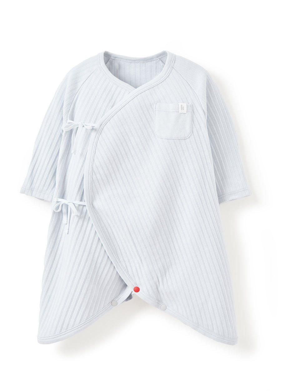 新生兒百褶羅紋蝴蝶衣(附帽子)