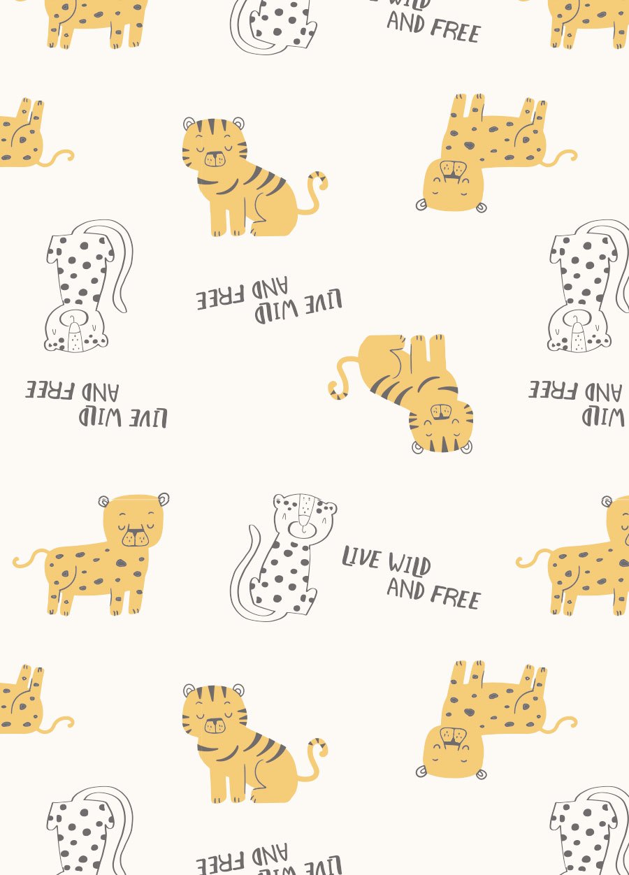 新生兒 Q彈棉質長袖包屁衣-老虎