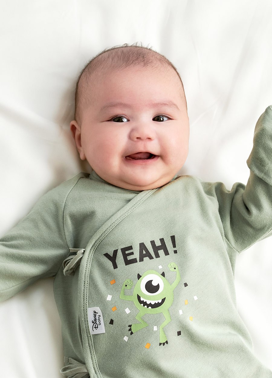 新生兒迪士尼蓄熱保溫蝴蝶衣-大眼仔