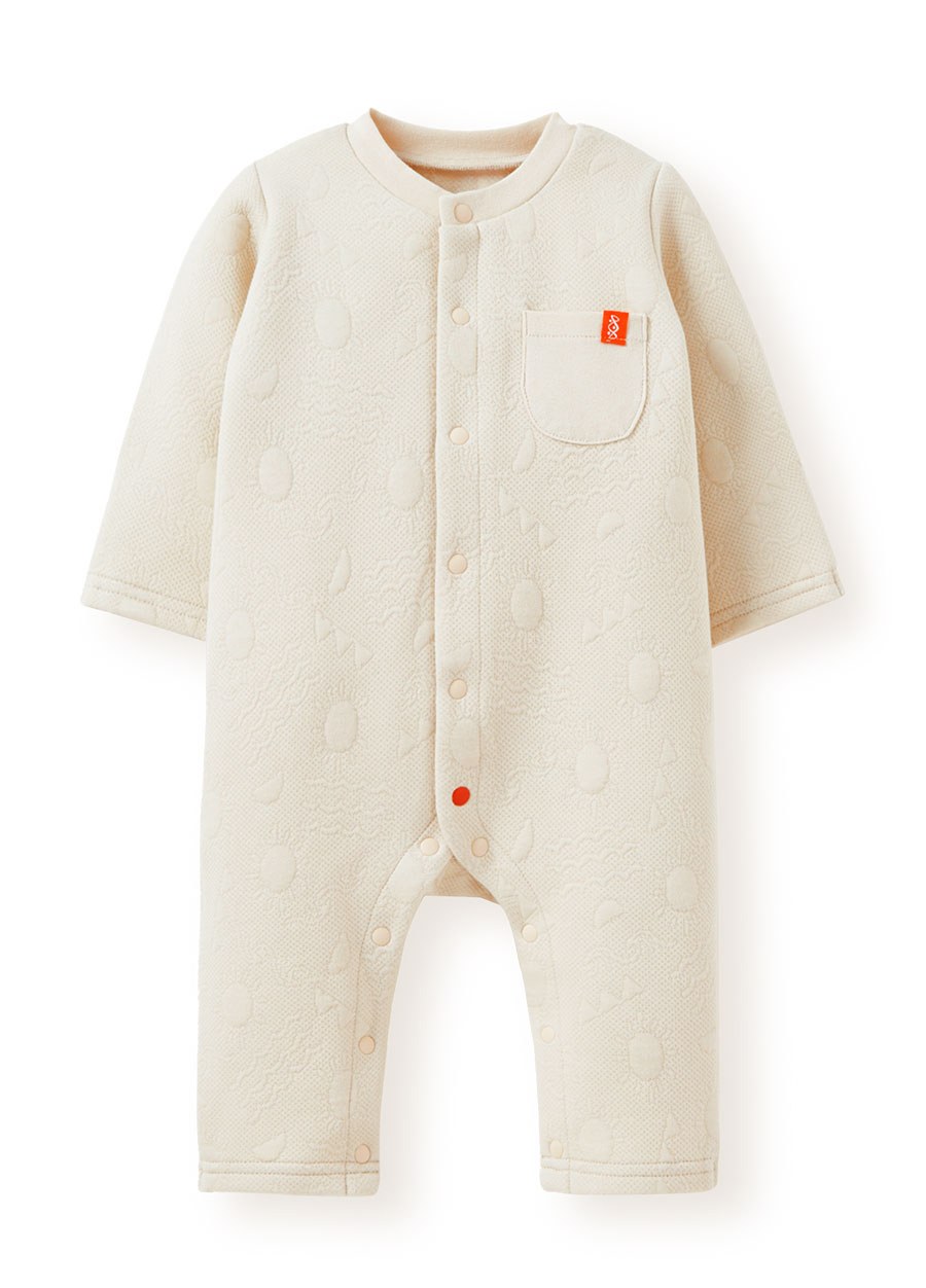 新生兒鋪棉長袖連身衣