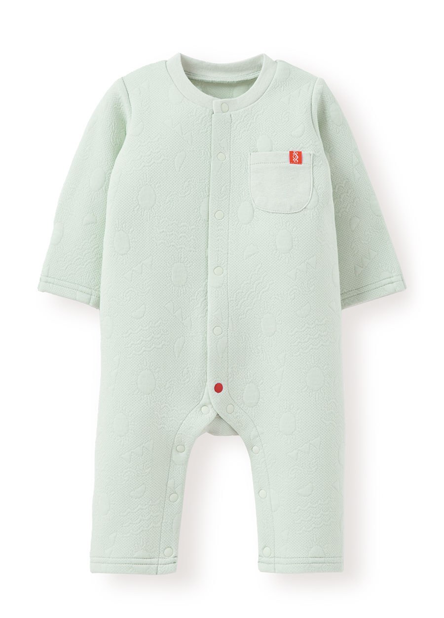 新生兒鋪棉長袖連身衣