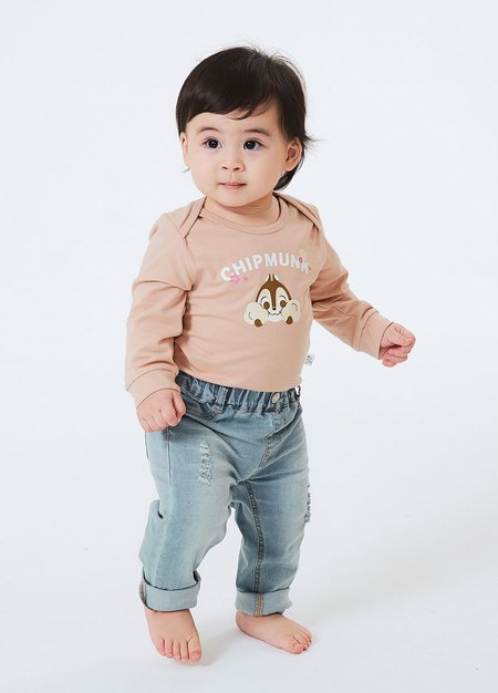 BABY Boyfriend刷破牛仔褲