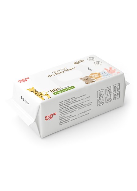嬰兒超柔乾濕兩用巾 ( 80片/包 )