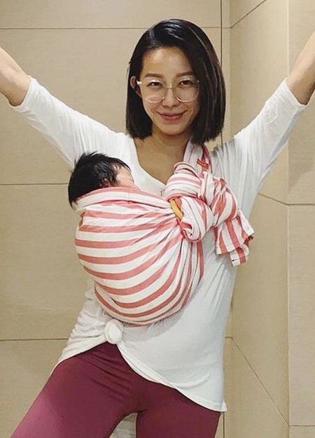 番茄起司育兒背巾(有機棉)