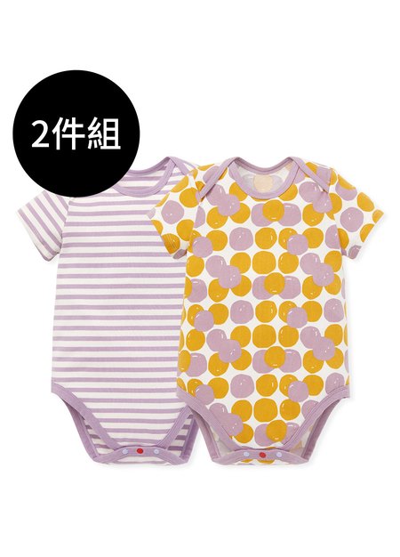 BABY Q彈棉質包屁衣(2入)-芋圓