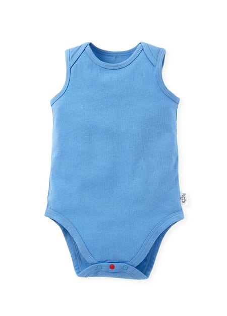 BABY Q彈棉質無袖包屁衣(2入)-標籤佩佩豬