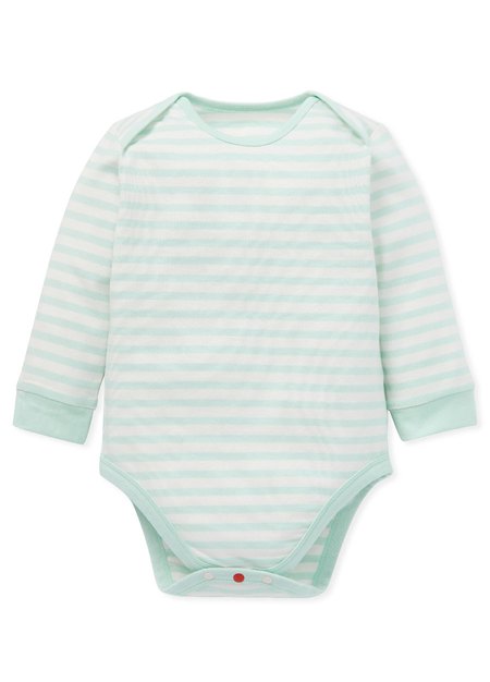 BABY Q彈棉質長袖包屁衣(2入)-薏仁