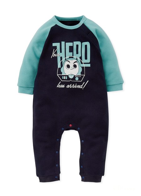 BABY迪士尼毛圈長袖連身衣-巴斯光年