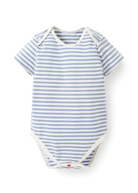 BABY Q彈橫紋包屁衣