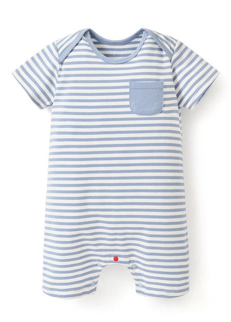 BABY Q彈橫紋連身包屁衣