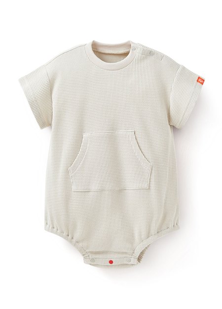 BABY 華夫格寬鬆包屁衣