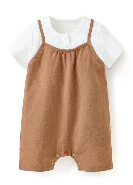 BABY假兩件連身包屁衣