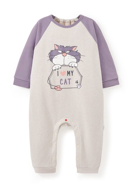 BABY迪士尼毛圈長袖連身衣-魯斯佛