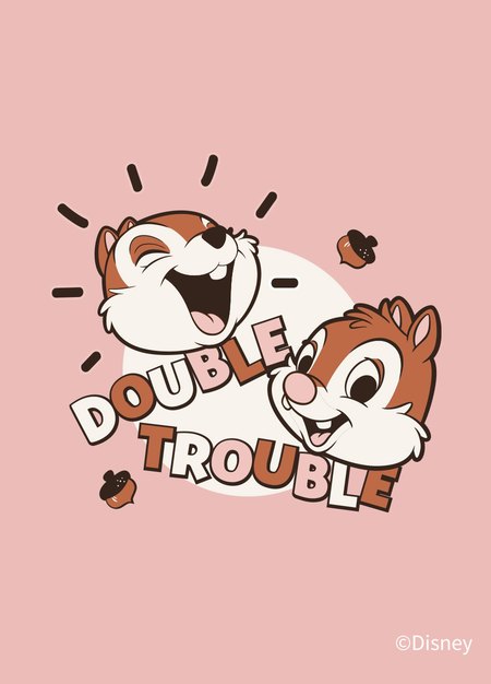 BABY迪士尼毛圈寬鬆包屁衣-奇奇蒂蒂