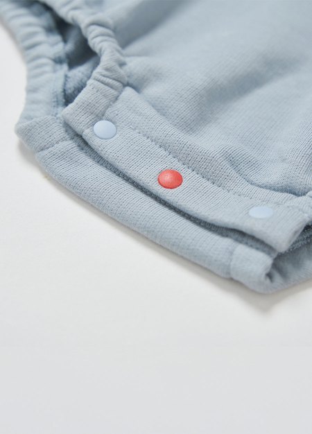 BABY迪士尼毛圈寬鬆包屁衣-花朵米妮