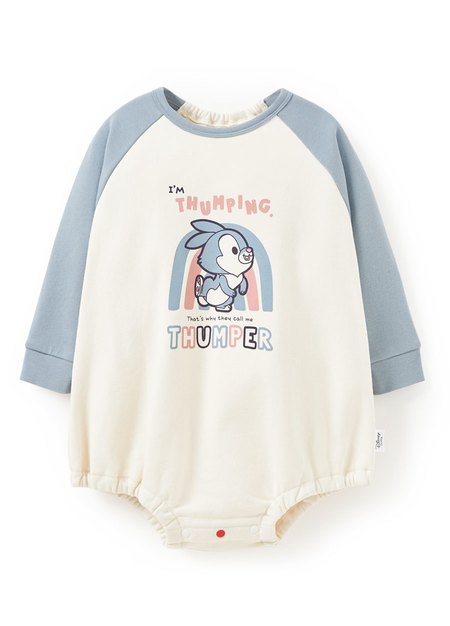 BABY迪士尼毛圈拉克蘭寬鬆包屁衣-桑普兔