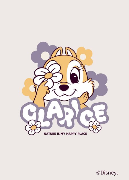 BABY迪士尼毛圈拉克蘭寬鬆包屁衣-奇奇蒂蒂