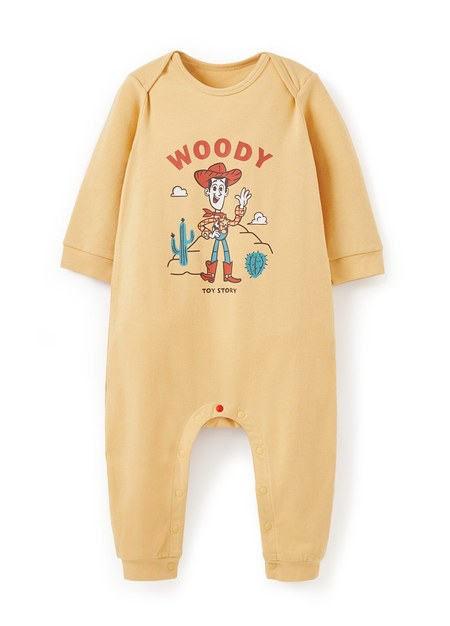 BABY迪士尼蓄熱保溫長袖連身衣-胡迪