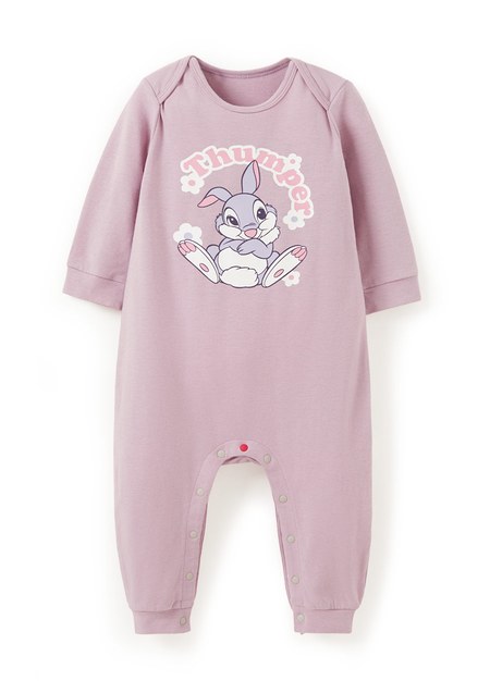 BABY迪士尼蓄熱保溫長袖連身衣-桑普兔