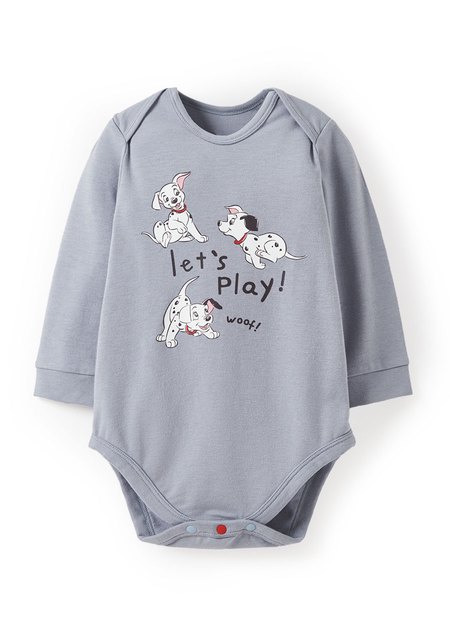 BABY迪士尼蓄熱保溫長袖包屁衣-101忠狗