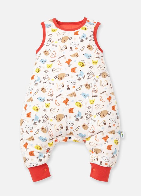 抗菌防踢被(秋冬款0-24M)釦子款-狗狗