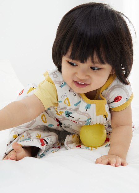 抗菌防踢被(薄款3Y)拉鍊款-森林碰碰車