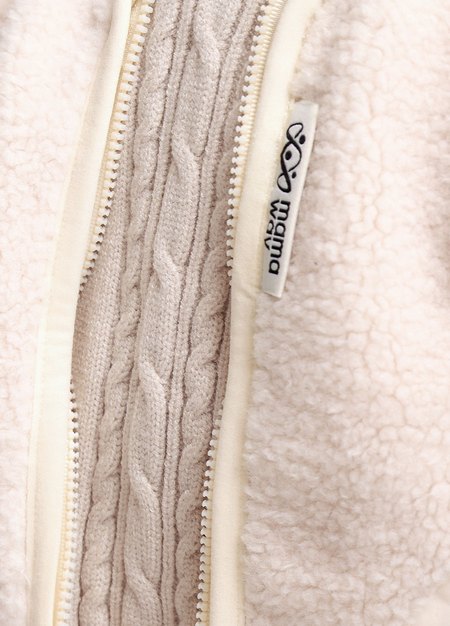 BABY刷毛拼接背心