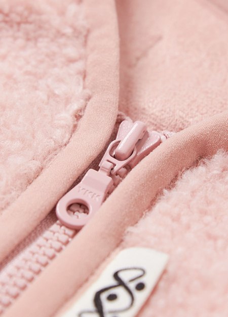 BABY刷毛拼接背心